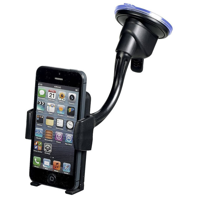 Celly supporto auto magnetico doppio, universale, rotazione 360°, compatibile MagSafe, nero