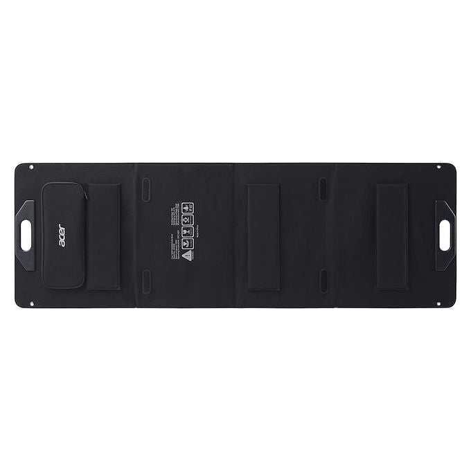 ACER pannello solare pieghevole 100W, silicone monocristallino, efficienza 23%, portatile, IP67, GP.ADT11.02M