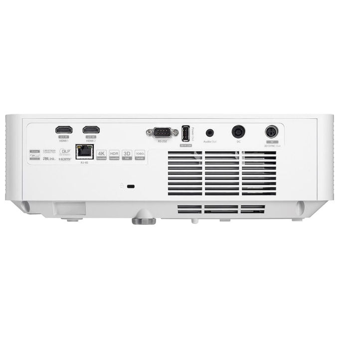 Optoma GT3500HDR, videoproiettore laser ultra corta, Full HD 1080p, 3800 lumen, DLP, 30000h, bianco