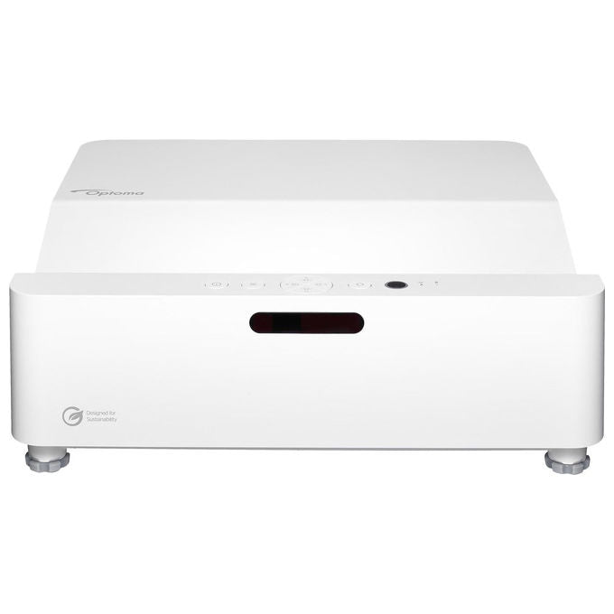 Optoma GT3500HDR, videoproiettore laser ultra corta, Full HD 1080p, 3800 lumen, DLP, 30000h, bianco