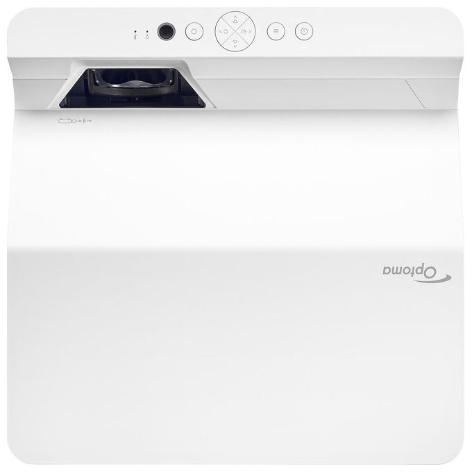 Optoma GT3500HDR, videoproiettore laser ultra corta, Full HD 1080p, 3800 lumen, DLP, 30000h, bianco