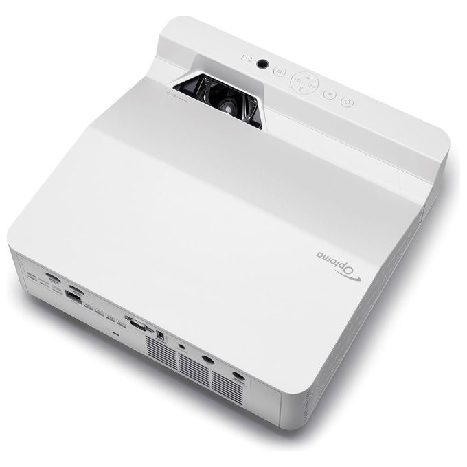 Optoma GT3500HDR, videoproiettore laser ultra corta, Full HD 1080p, 3800 lumen, DLP, 30000h, bianco