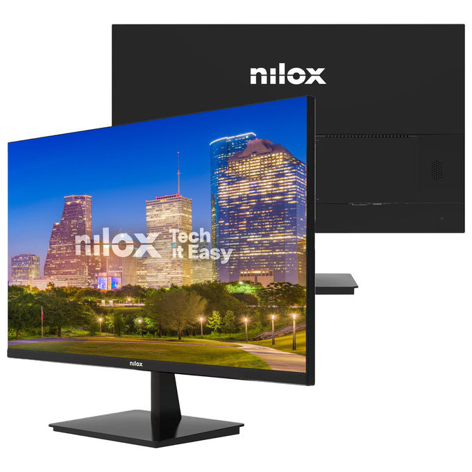 Nilox monitor gaming 27 pollici 2K QHD, IPS 120 Hz, 4 ms, 2560x1440, HDMI DisplayPort, supporto VESA, NXM272K1204