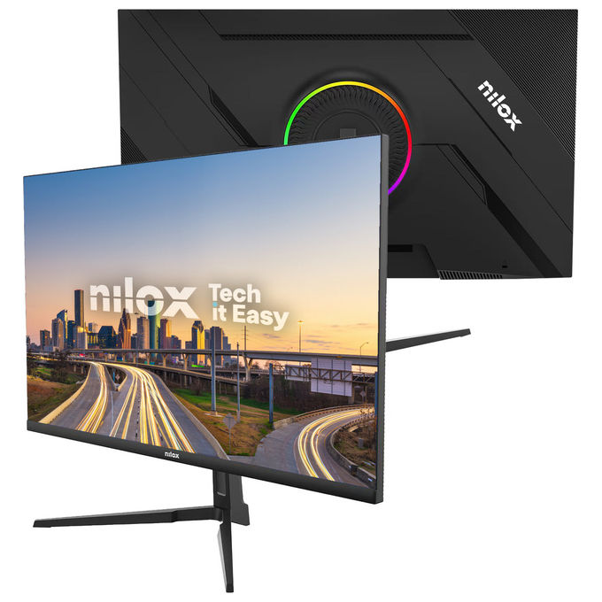 Nilox monitor 32 pollici IPS QHD 2560x1440, 120 Hz, 4 ms, HDMI, DisplayPort, FreeSync, VESA, nero