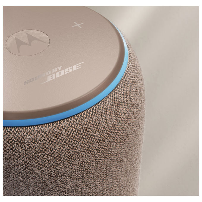 Motorola Moto Sound Flow, altoparlante portatile 30W, Sound by Bose, Wi-Fi Bluetooth, IP67, 12h, grigio talpa