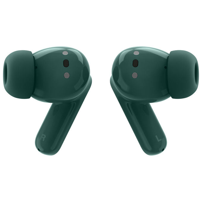 Motorola Moto Buds Bass, auricolari true wireless in-ear, cancellazione attiva del rumore, driver 12,4 mm, bluetooth 5.3, verde Posy