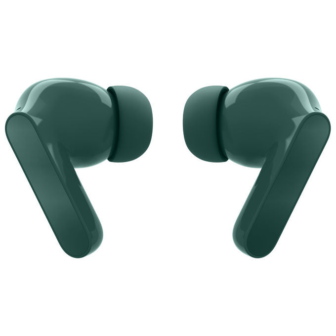 Motorola Moto Buds Bass, auricolari true wireless in-ear, cancellazione attiva del rumore, driver 12,4 mm, bluetooth 5.3, verde Posy