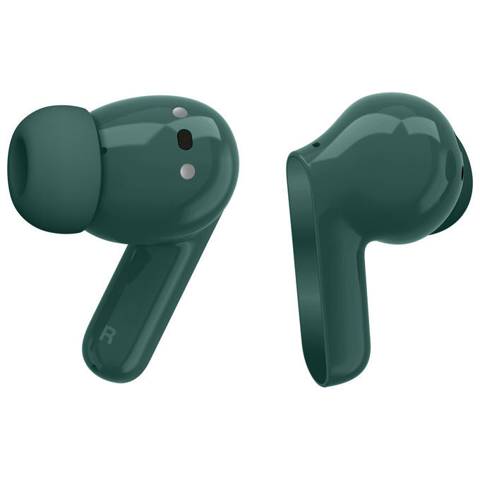 Motorola Moto Buds Bass, auricolari true wireless in-ear, cancellazione attiva del rumore, driver 12,4 mm, bluetooth 5.3, verde Posy