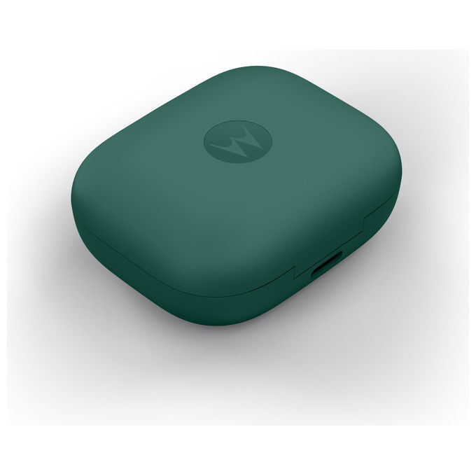 Motorola Moto Buds Bass, auricolari true wireless in-ear, cancellazione attiva del rumore, driver 12,4 mm, bluetooth 5.3, verde Posy