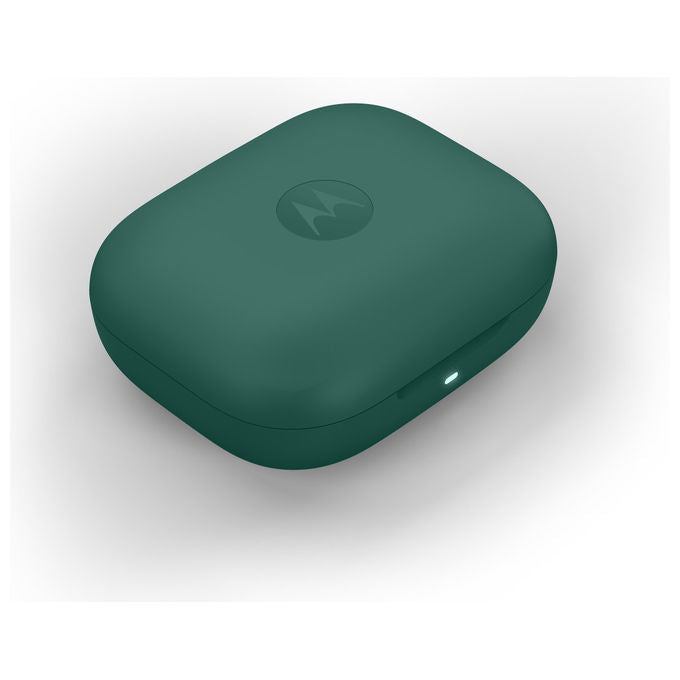 Motorola Moto Buds Bass, auricolari true wireless in-ear, cancellazione attiva del rumore, driver 12,4 mm, bluetooth 5.3, verde Posy