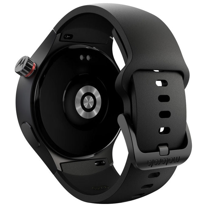 Motorola Moto Watch smartwatch 47 mm, display OLED 1.43'', GPS dual frequency, cardiofrequenzimetro, IP68, autonomia 13 giorni, nero