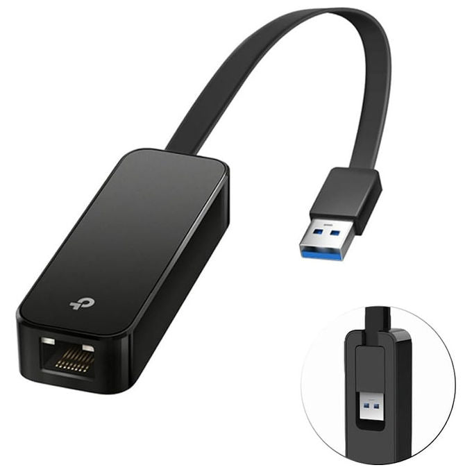 TP-Link adattatore USB-C a Gigabit Ethernet UE310C, USB 3.0, Plug and Play, alluminio, compatto, multiOS