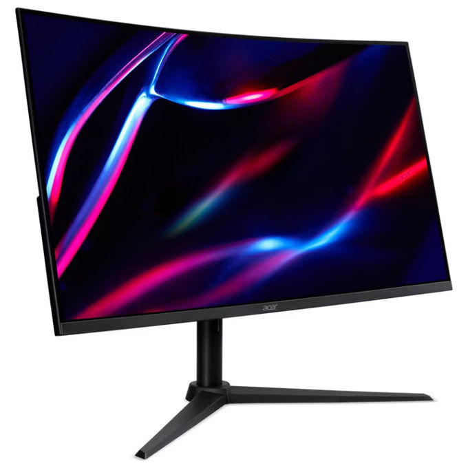 ACER monitor curvo gaming 31,5 pollici, Nitro XZ320QU S3, QHD 2560x1440, 180 Hz, 1 ms, VA, FreeSync, HDMI, Nero