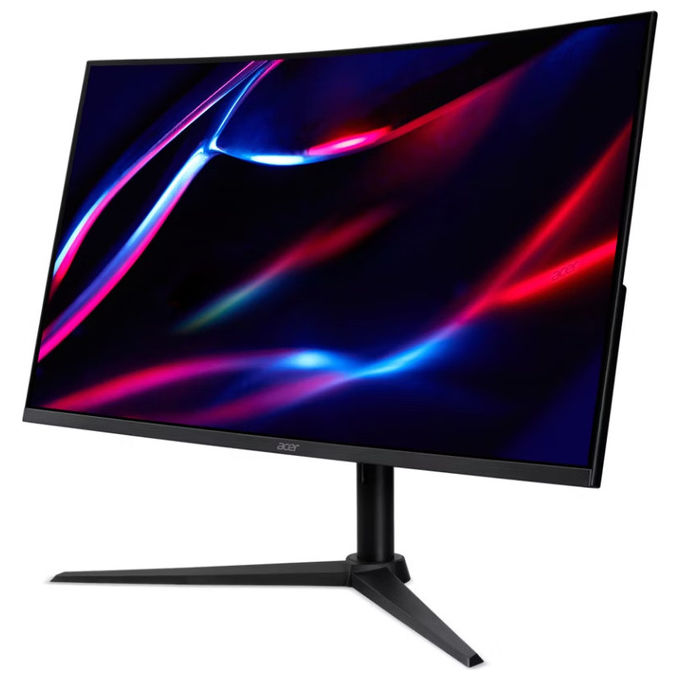 ACER monitor curvo gaming 31,5 pollici, Nitro XZ320QU S3, QHD 2560x1440, 180 Hz, 1 ms, VA, FreeSync, HDMI, Nero