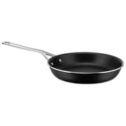 Alessi padella antiaderente ceramica PotsandPans, Ø 24 cm, alluminio, manico acciaio inox, induzione, nera, Jasper Morrison