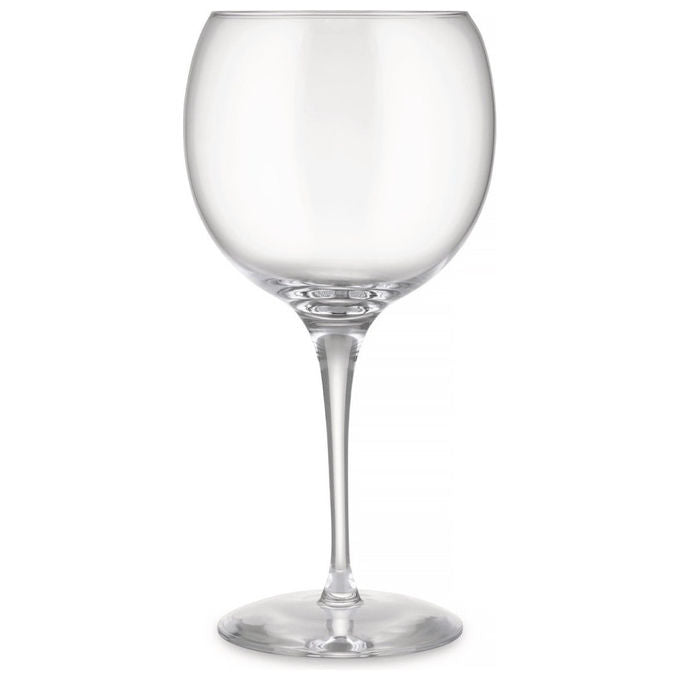 Alessi calici da vino rosso Mami XL, set 4 pezzi, vetro cristallino, 650 ml, design Stefano Giovannoni