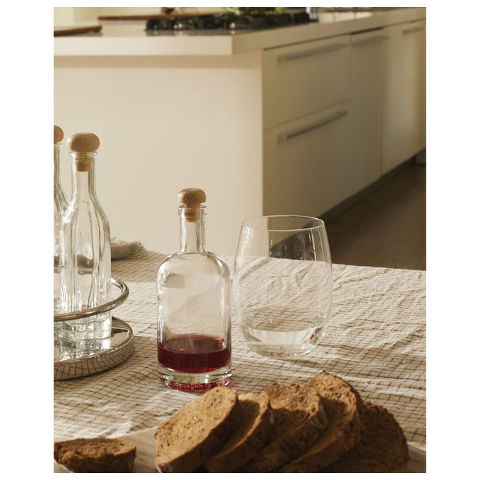 Alessi Mami XL set 4 bicchieri long drink, cristallo, 500 ml, design Stefano Giovannoni, SG119-3S4