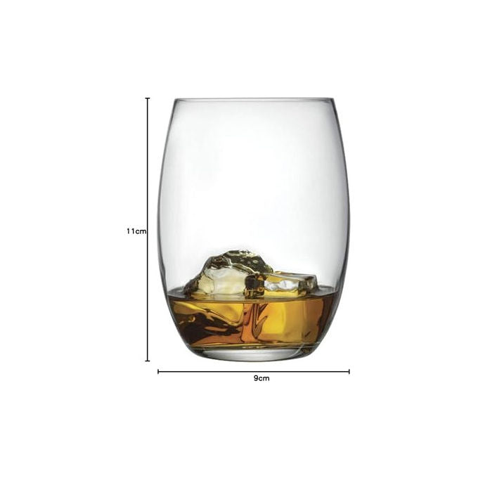 Alessi Mami XL set 4 bicchieri long drink, cristallo, 500 ml, design Stefano Giovannoni, SG119-3S4