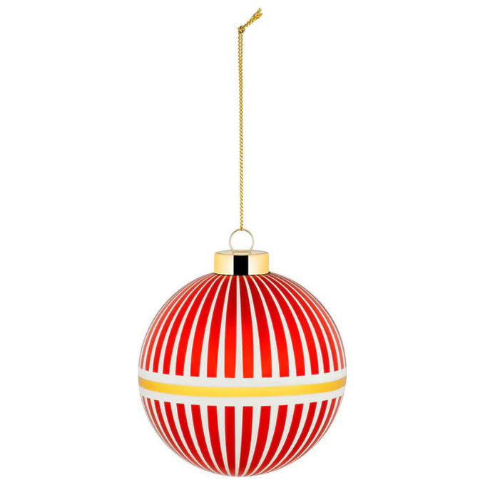 Alessi palla di Natale Delight, vetro soffiato, design Nika Zupanc, multicolore, diametro 9 cm