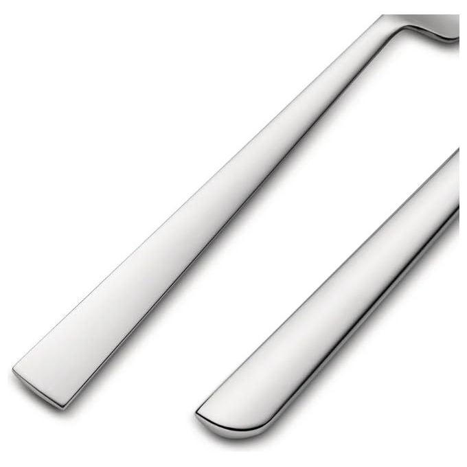 Alessi Asta servizio di posate 24 pezzi, acciaio inox 18-10, set per 6 persone, design Alessandro Mendini, lucido
