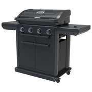 Campingaz barbecue a gas 4 Series Onyx S Dualgas, 4 bruciatori, ghisa smaltata, GPL e metano, 13.6 kw, accensione elettronica