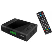 Akai decoder digitale terrestre DVB-T2 H.265 HEVC Full HD, SCART01K-H, HDMI, USB, ricerca canali automatica