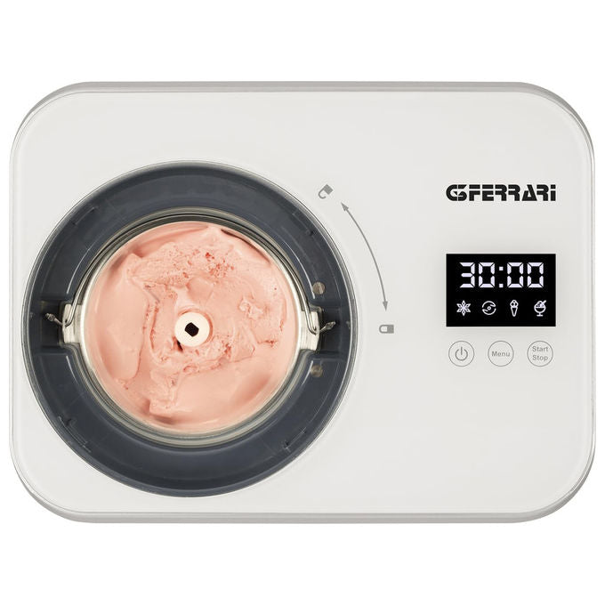 G3 Ferrari gelatiera autorefrigerante Neve, 1 litro, compressore integrato, 4 programmi, contenitore inox, timer 60 min