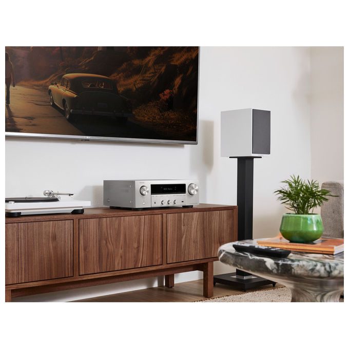 Denon DRA-900H sintoamplificatore stereo 2.2 canali, 100 W, Wi-Fi, Bluetooth, HDMI 8K, HEOS, AirPlay 2, argento