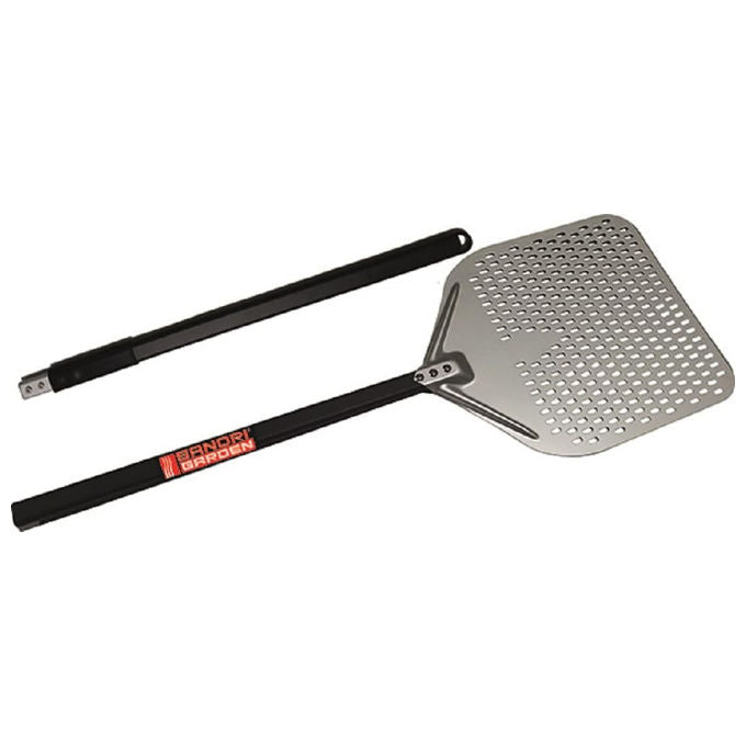 Sandrigarden pala da forno, manico lungo, dimensioni 35x37 cm, pala pizza professionale per forno
