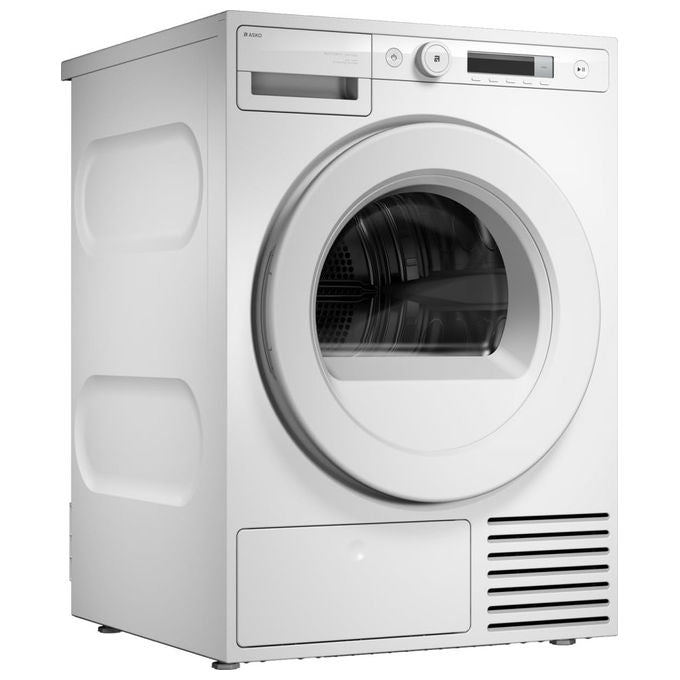 Asko T108HW Classic Asciugatrice Pompa di Calore 8 Kg Classe C 63 dB Libera Installazione (85x59,5x63 cm) colore Bianco