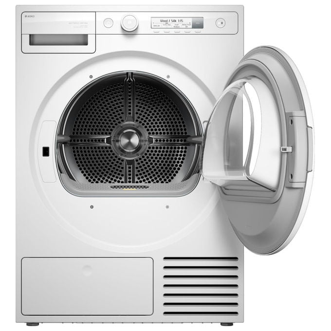 Asko T108HW Classic Asciugatrice Pompa di Calore 8 Kg Classe C 63 dB Libera Installazione (85x59,5x63 cm) colore Bianco