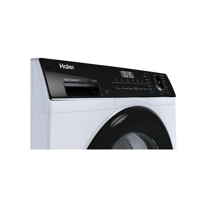 Haier HD90-D939-IT I-Pro Series 3 Asciugatrice Pompa di Calore 9 Kg Classe D I-Refresh Pro 64 dB IoT APP hON (85x60x62.5 cm) colore Bianco