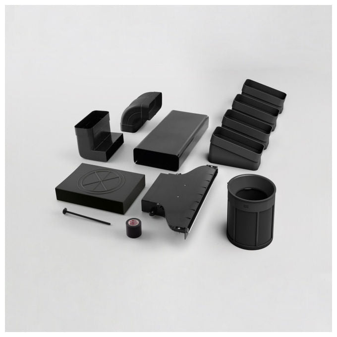 Elica kit installazione filtrante fuori zoccolo, NikolaTesla Evo, Plinth Out, KIT0199836, nero, accessorio cappa