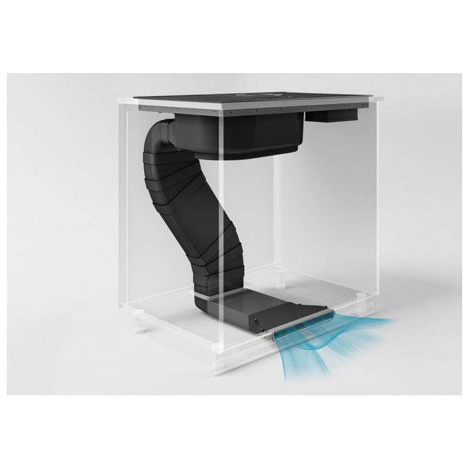 Elica kit installazione filtrante fuori zoccolo, NikolaTesla Evo, Plinth Out, KIT0199836, nero, accessorio cappa