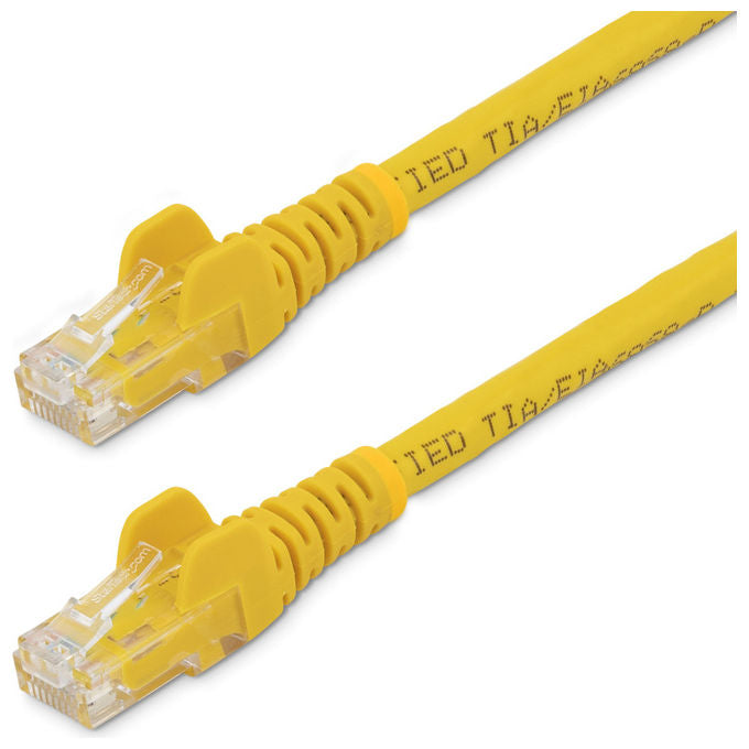 Atlantis Land cavo di rete slim Cat.6A UTP patch cord, 0,5 m, in rame, giallo