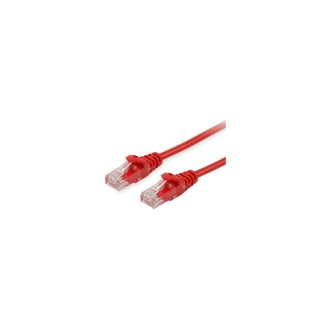 Atlantis Land cavo di rete slim Cat.6A UTP patch cord, 0,50 mt, rame, rosso, P019-LN-U6050-R