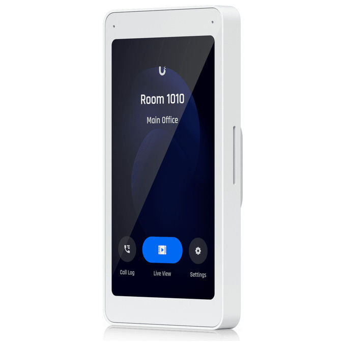 Ubiquiti UA-INTERCOM-VIEWER UniFi Display Videocitofono Touchscreen 5'' Audio Bidirezionale PoE Montaggio a Parete colore Bianco