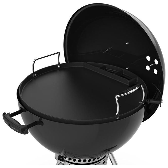 Weber piastra in ghisa smaltata per barbecue a carbone, Ø 57 cm, superficie intera, calore uniforme, carne pesce e verdure