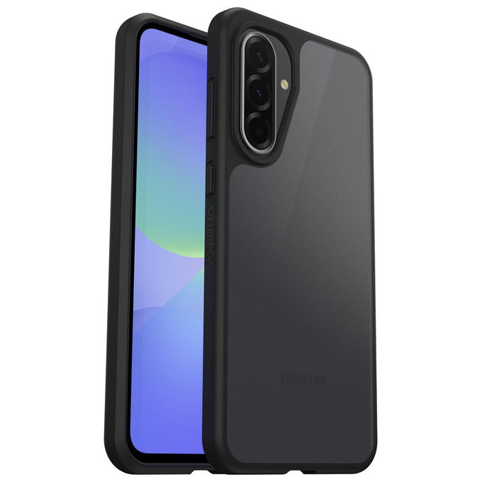 Otterbox custodia React Series per Samsung Galaxy A36 5G, ultrasottile, resistente alle cadute MIL-STD-810G, trasparente nero