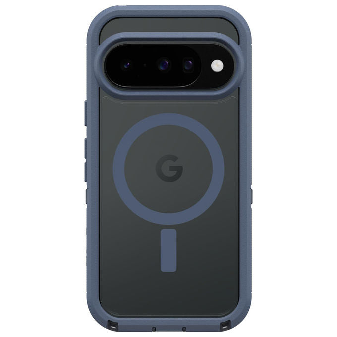 OtterBox 77-98262 Defender Pro XT Cover per Google Pixel 10 Pixel 10 Pro MIL-STD-810G ricarica wireless 15W colore Blu Trasparente