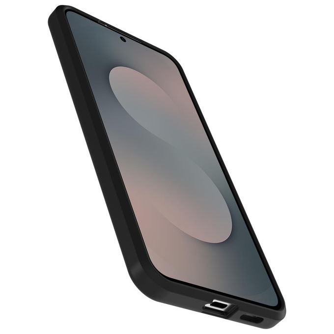 OtterBox custodia React Series per Samsung Galaxy S25 FE, ultrasottile, resistente, standard militare MIL-STD-810G, trasparente nero