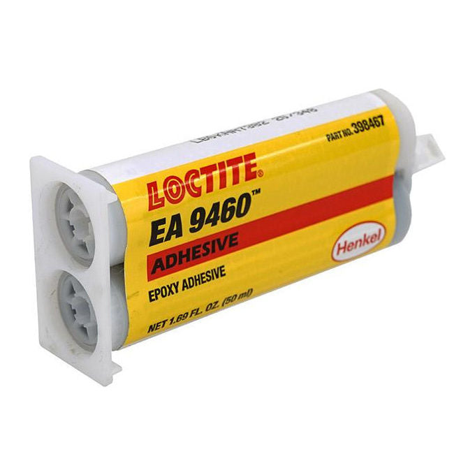 Loctite 9460 Hysol, adesivo strutturale epossidico, cartuccia doppia 50 ml, grigio, resistente all'acqua, polimerizzazione 24 ore