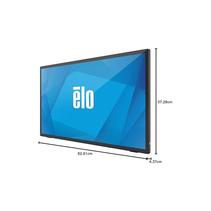 Elo monitor touch screen 27 pollici, 2770L, Full HD 1920x1080, TouchPro PCAP 10 touch, LED, antiriflesso, nero