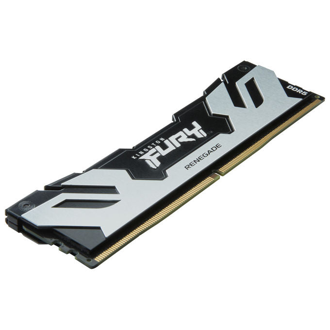 Kingston fury renegade silver, memoria ram ddr5 96gb, kit 2x48gb, 6400mt-s, cl32, xmp 3.0, dimm 288 pin