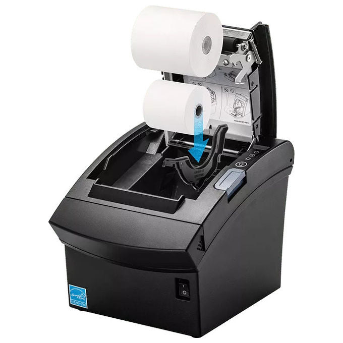Bixolon SRP-350V, stampante POS termica diretta, 180x180 DPI, 300 mm-s, USB 2.0, taglierina automatica, rotolo 8 cm, nero