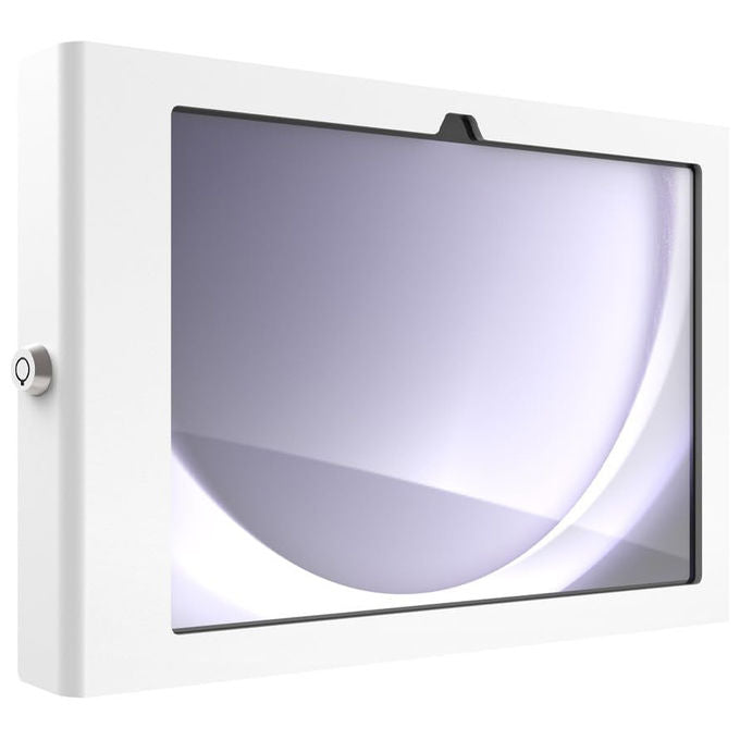 Compulocks custodia di sicurezza a parete per Samsung Galaxy Tab A9 Plus, 11'', con chiave, alluminio, bianco