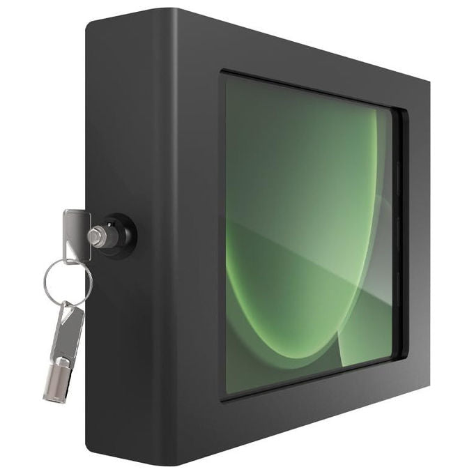 Compulocks custodia di sicurezza a parete Galaxy Tab Active 3-5 8'', struttura in metallo, accesso con chiave, compatibile VESA, nero