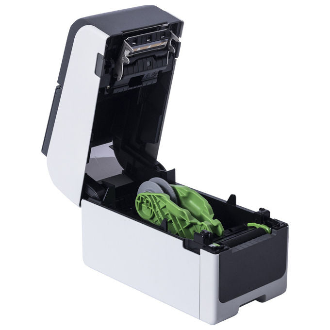 Brother TD-2350DSA203 stampante per etichette termica diretta, 203 dpi, 152 mm-s, Wi-Fi, Bluetooth, LAN, display LCD touchscreen a colori
