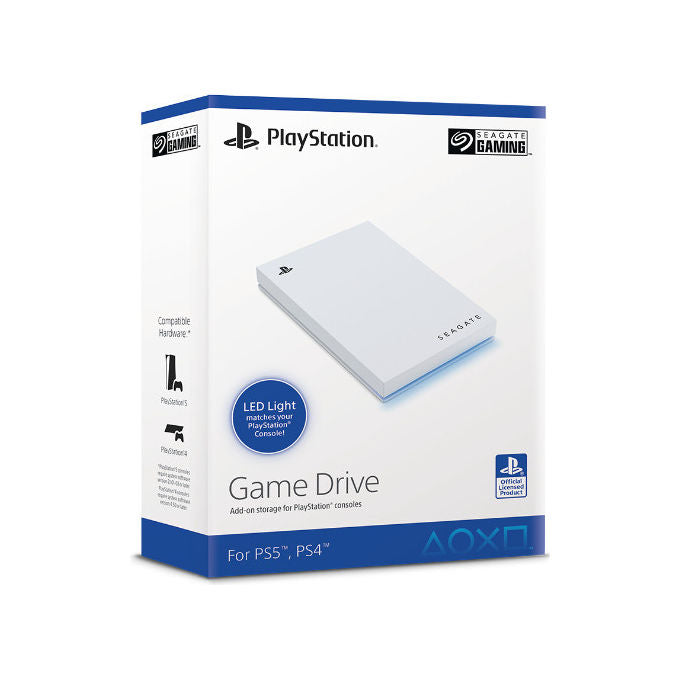 Seagate Game Drive, SSD esterno 1 TB, USB 3.2 Gen 1, portatile, colore Bianco