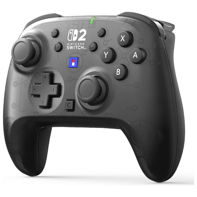 Hori controller wireless HORIPAD Turbo, Nintendo Switch 2, Bluetooth, stick TMR, giroscopio, nero